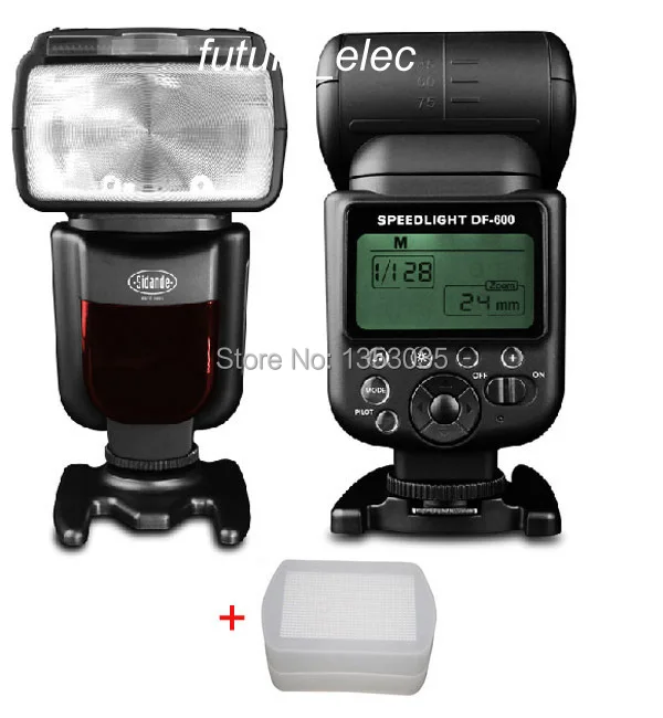 

STANDER DF-600 GN58 LCD Flash Speedlite with S1/S2 Mode for Canon 6D 7D 60D 70D 650D 700D Nikon D600 D7100 D90 D5300 YN-560 II