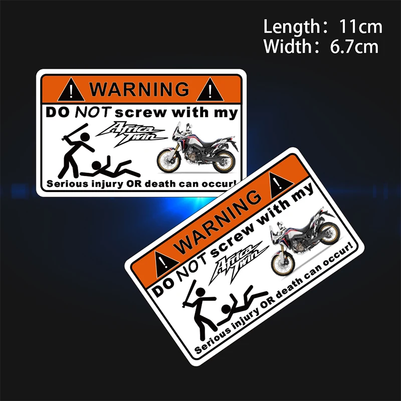 KODASKIN Warning Signs Stickers Decals Sheet Labels for Honda Africa Twin Adventure Sports | Автомобили и мотоциклы