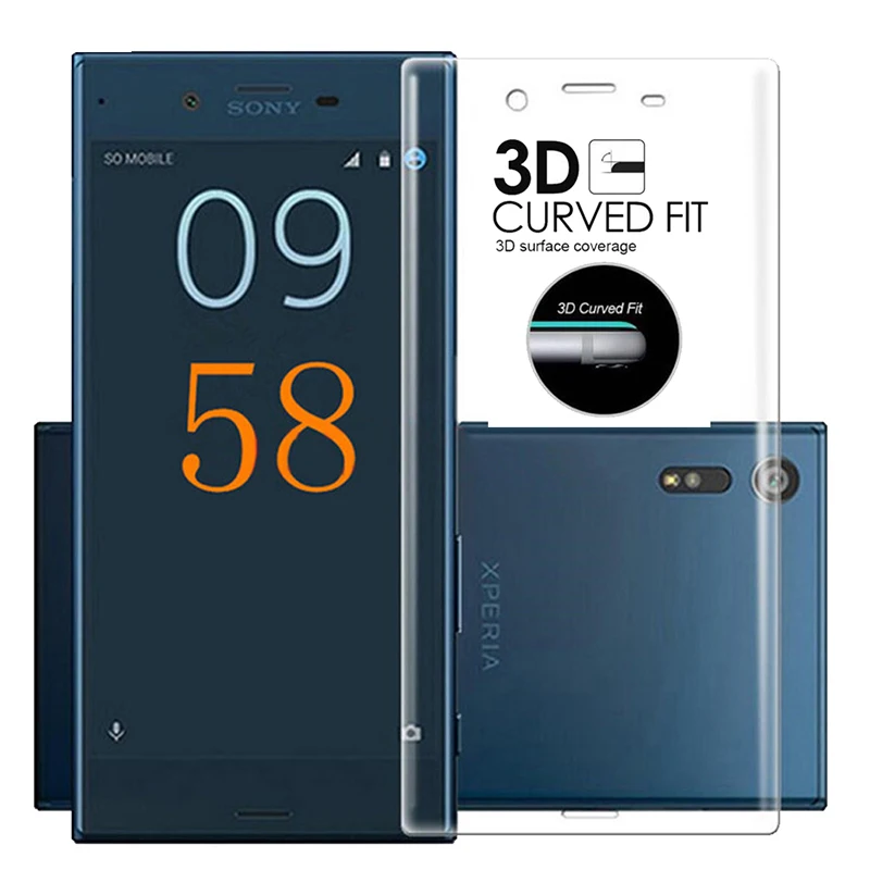 3D закаленное стекло для sony Xperia XA2 защитное стекло XA 1 2 XA1 Ultra Plus защита экрана Glas X A пленка F3112 полное покрытие 9H