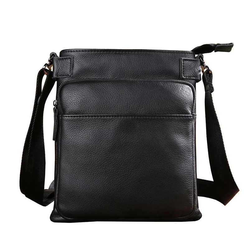 

Men Crossbody Bag Fashion Leather Shoulder Bag Casual Black Business Mens Hand bag For Phone High Quality Travel Drop Shipping