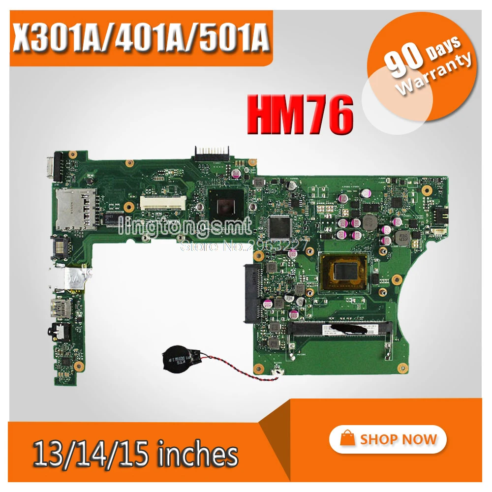 

X756UA Laptop motherboard I5-6200U for ASUS X756UB X756UJ X756U X756UAM Test mainboard motherboard test 100% ok DDR3 RAM