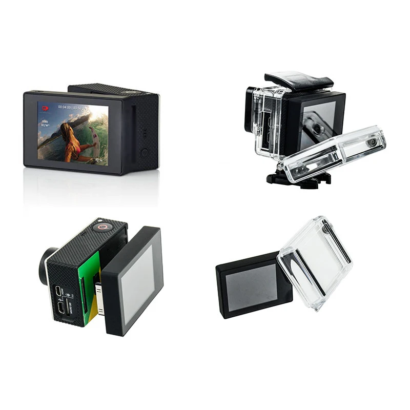 Lcd Bacpac Display Screen Lcd Version Waterproof Protective