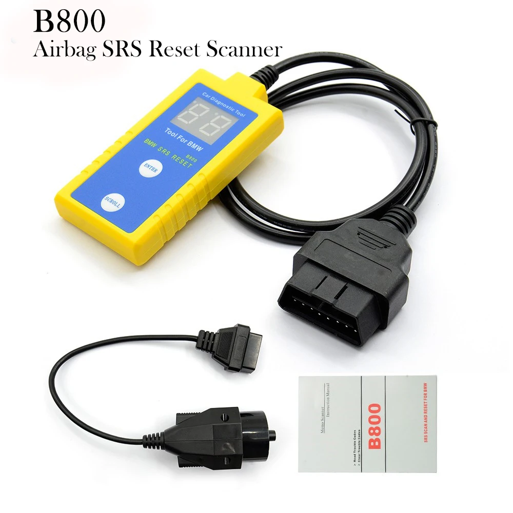 B800 SRS Reset Scanner OBD Diagnostic Tool for BMW Car Vehicle Airbag
