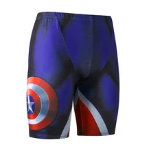 Капитан Америка 3D-принтеры пляжные Пляжные шорты для будущих мам мужские летние Jogger Plus сжатие человек Шорты для женщин тощий Бодибилдинг Фитнес Шорты для женщин