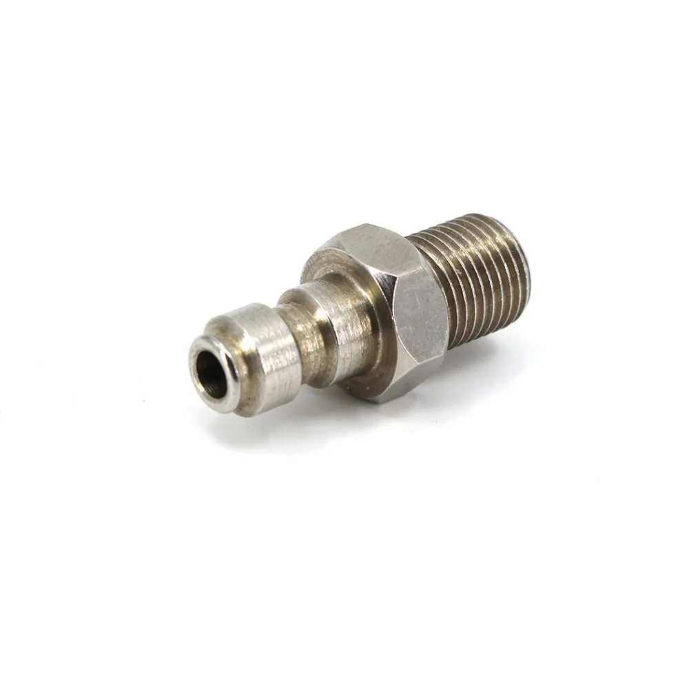 PCP Airforce Пейнтбол высокого давления 1/8BSPP M10x1 1/8NPT разъем из нержавеющей стали 8 мм