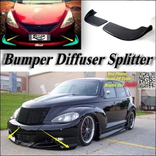 Автомобиль Splitter Диффузор Бампер Canard Lip Для Chrysler PT Cruiser тюнинг Обвес/Передний Дефлектор Кузова Уменьшить Ремонт чин