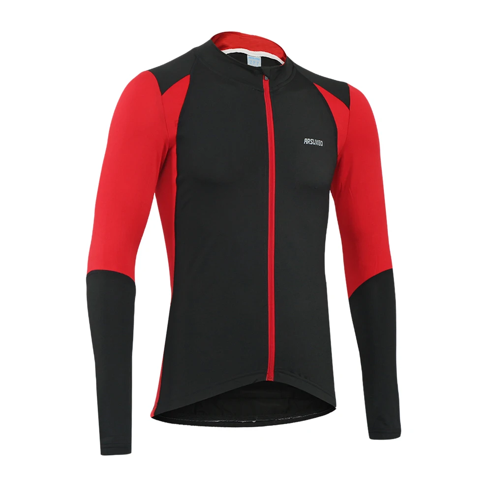 Arsuxeo Outdoor Sports Men's Cycling Shirt Jersey Bike Bicycle Long