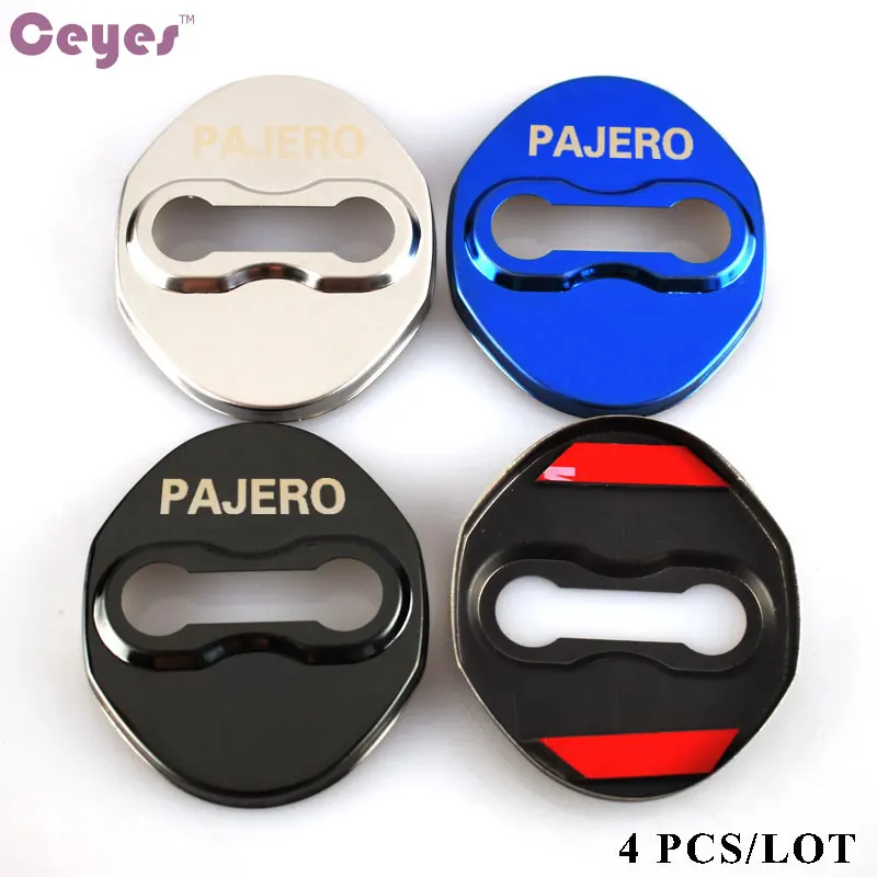 

Ceyes Car Styling Emblems Case For Mitsubishi Pajero ASX Outlander Sport 2012 2013 2014 Door Lock Protection Cover Car-Styling
