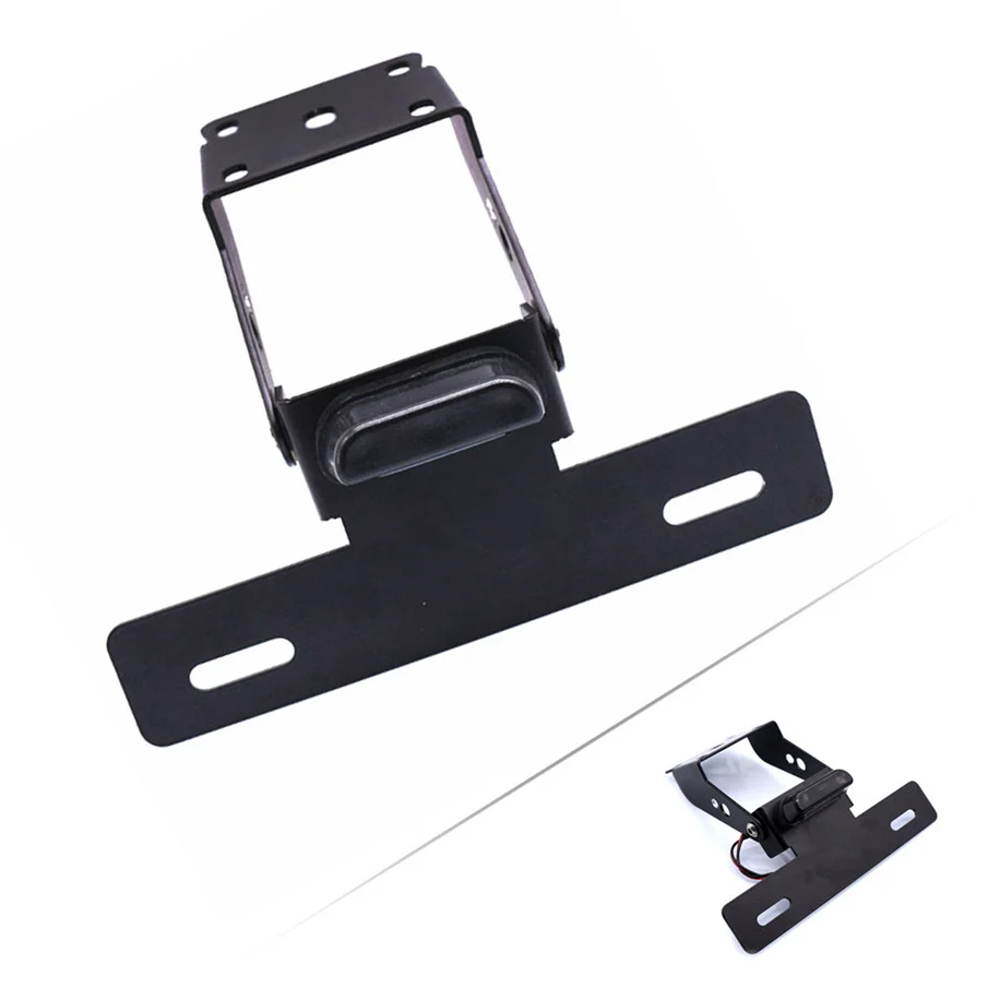 

CNC Aluminum Fender Eliminator Registration Plate Bracket License Plate Holder For KTM DUKE 390 2017 2018 Black