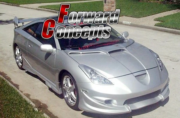 

FOR 00-05 CELICA ZZT231 HOOD FRONT SPOILER BONNET DIFFUSERS WINGS SPLITTERS