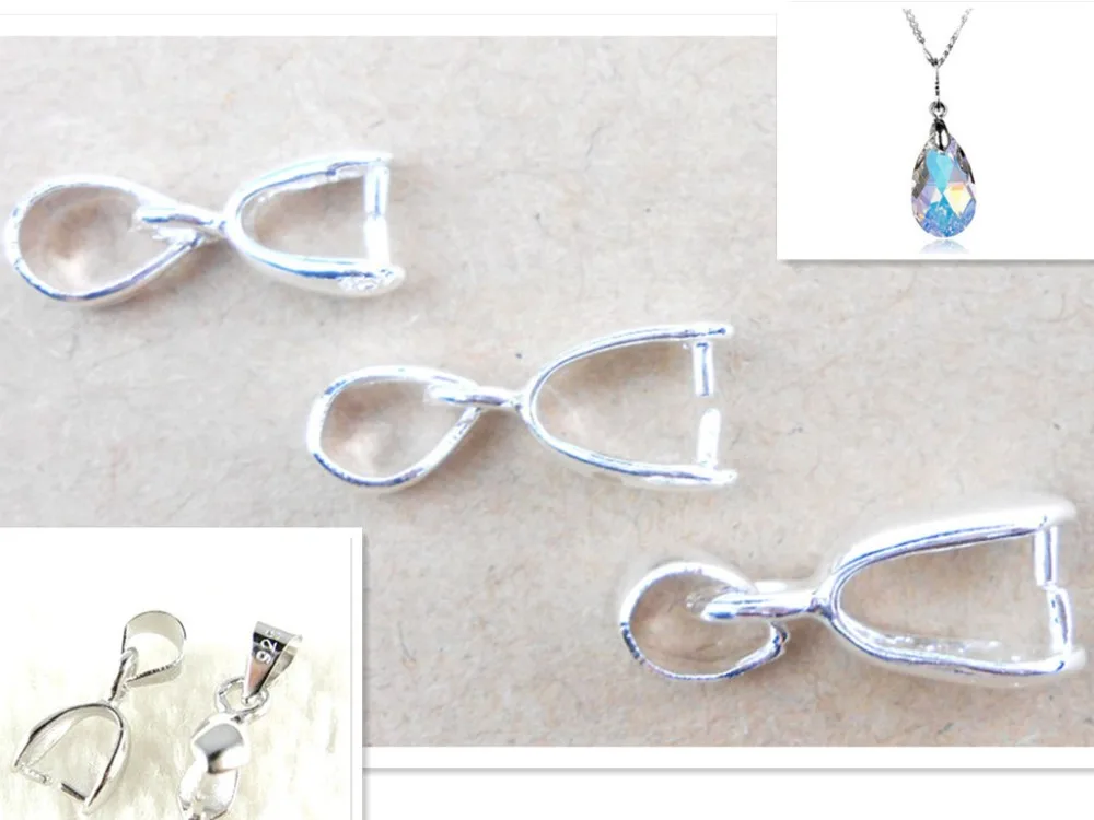 

60PCS Wholesale DIY production jewelry accessories earrings found 925 silver earrings accessories S/M/L ear buckle hand ear clip