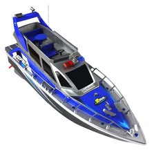 Police Remote Control Boat 1:20 Police Speed Boat Rc Boat Electric Full Function Large 4-Channel Patrol Boat Remote Control Bo