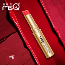 MSQ New Arrival 8 Colors Lip Stick Matte Lipstick Double- Head Waterproof Matte Lipsticks Moisturize LipSticks Pen Cosmetic