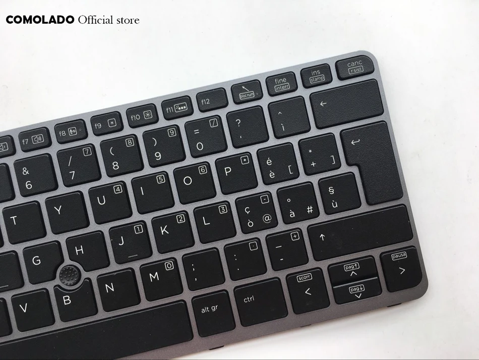 IT Italy keyboard laptop For HP EliteBook 820 G1 silver frame backlit with point keyboard IT Layout (2)