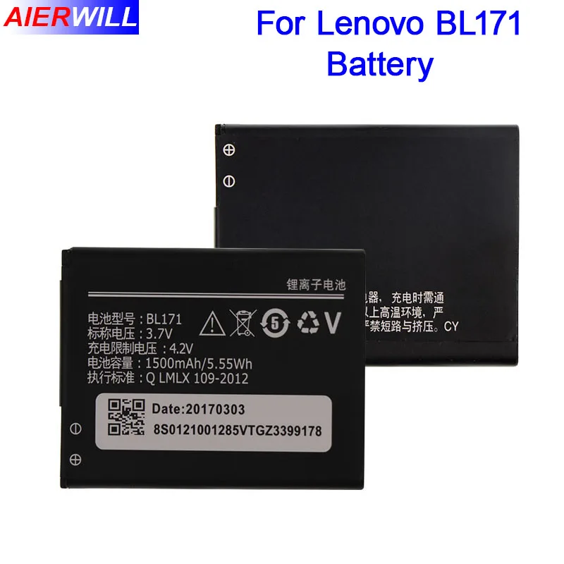 

1500mAh BL171 Battery For Lenovo A60 A65 A319 A500 A368 A390 A390T A356 A370E Batterie Bateria Accumulator AKKU ACCU PIL Phone