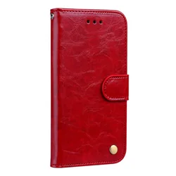 На Алиэкспресс купить чехол для смартфона mobile phone case for xiaomi a2lite shell oil wax leather case flip wallet leather lanyard drop protection shell