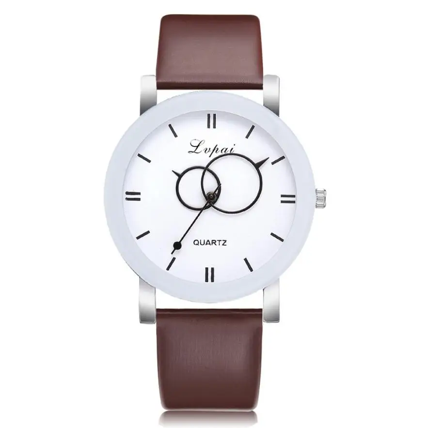 5001 для отдыха модные креативные женские наручные часы lvpai женские повседневное кварцевые кожаный ремешок часы аналоговые наручные часы