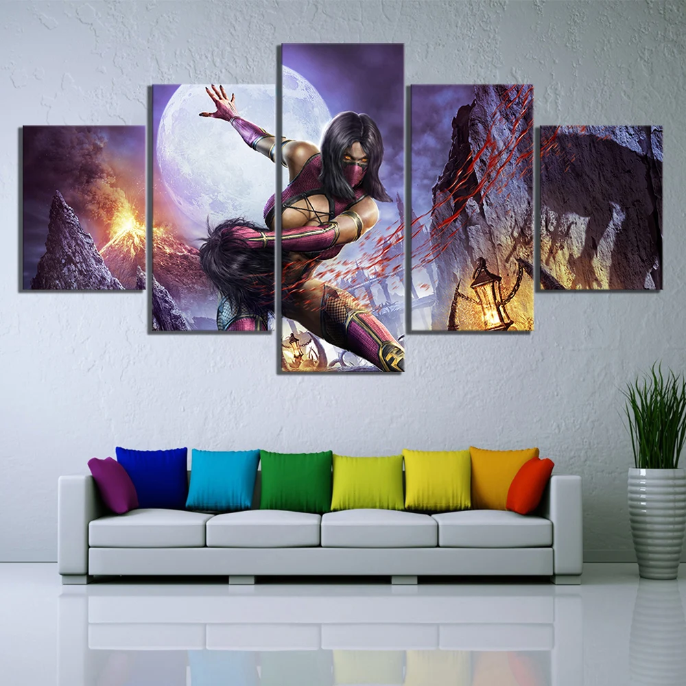 Mortal Kombat X Hot Fighting Game Silk Poster 13x20 inch