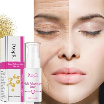 

Gold Polypeptide Serum Argireline Repair Skin Anti-aging Hyaluronic Acid Whitening Skin Care Essence Face Care Anti Wrinkle
