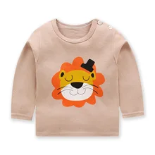 Animal Cartoon Style Tops For Baby Boy Casual Comfortable Underwear For Baby Girl