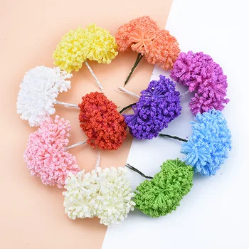 

12pcs Wedding home decor PE lavender home decoration accessories flowers for scrapbook diy garland gifts box artificial flowers