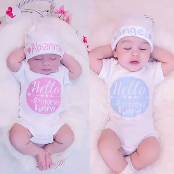 

Baby Bodysuits 100% Cotton Infant Body Short Sleeve Clothing Similar Jumpsuit Letter Printed Baby Boy Girl Bodysuits