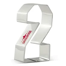 KENIAO 2 Cookie Cutter For Kids Number Twe Biscuit-8,6x4,9 см-помадка/Выпечка/хлеб/сэндвич-нержавеющая сталь