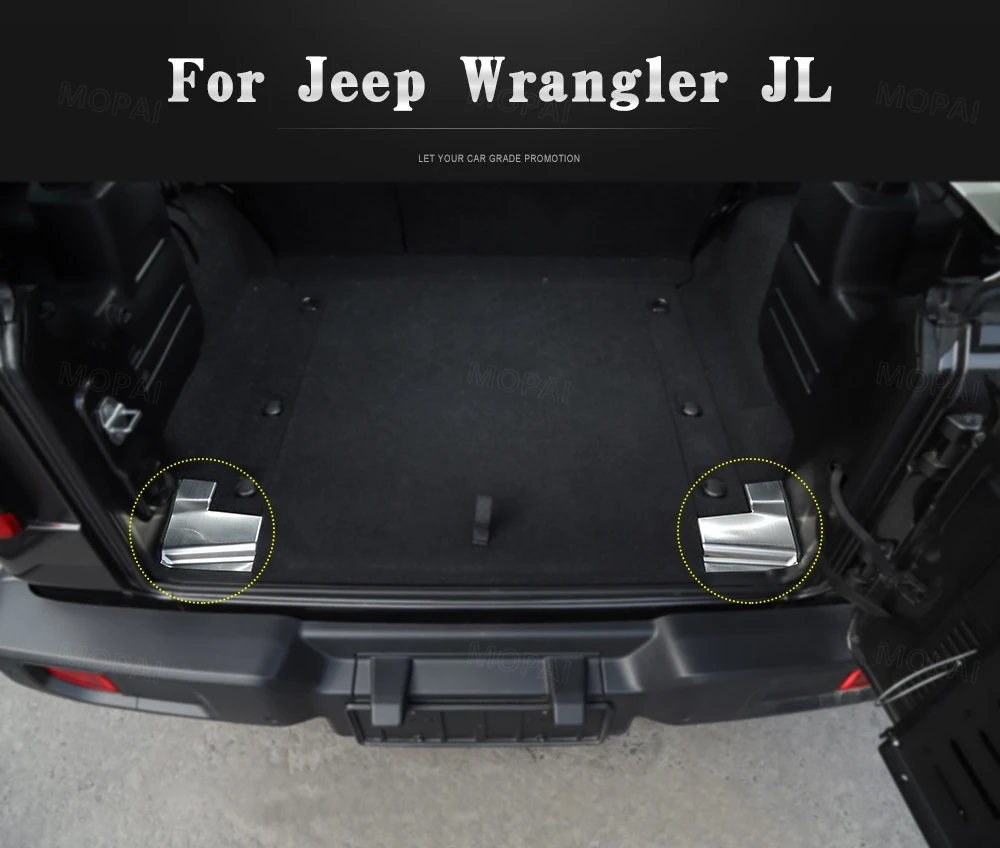MOPAI внутреннее литье для Jeep Wrangler JL, Автомобильный задний багажник, порог, защита для входа, защита для Jeep Wrangler, автомобильные аксессуары