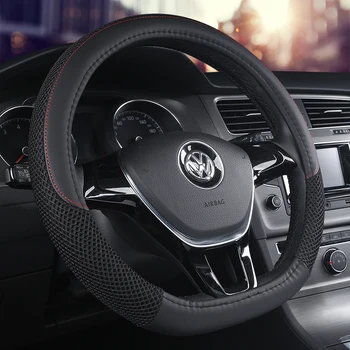 

D series Car steering-wheel Cover Universal Anti-SLIP Environmental Pu Leather Sports Style Case Steering Wheel Cover