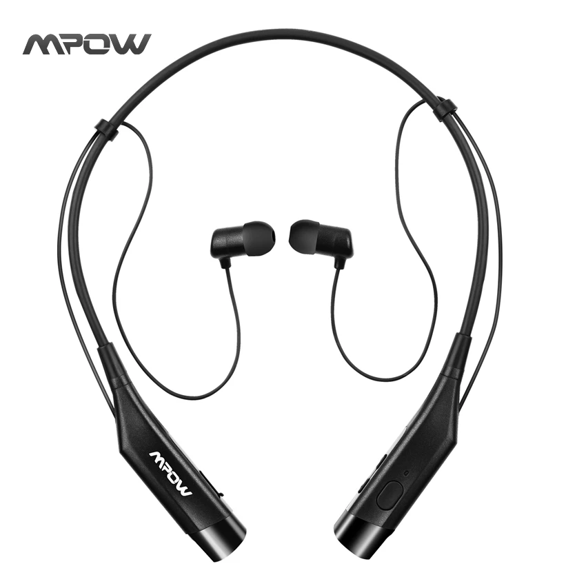

Original MPOW Bluetooth Headphone Wireless Earphone CVC 6.0 Noise Cancelling Headsets w/ Magnet Slot & Mic for iOS Android Phone