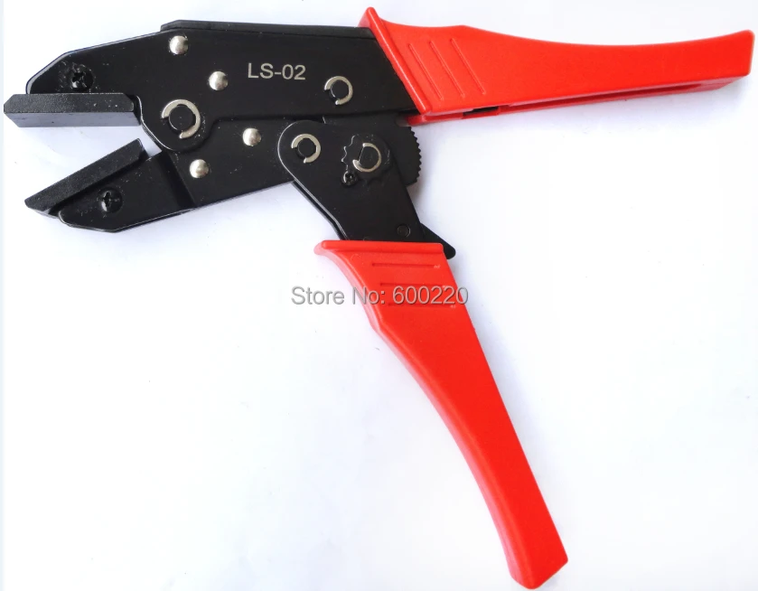 

LS-02 High quality Hand Crimping Tool for non-insulated heating film connectors with flat jaws crimp tool Wholesale