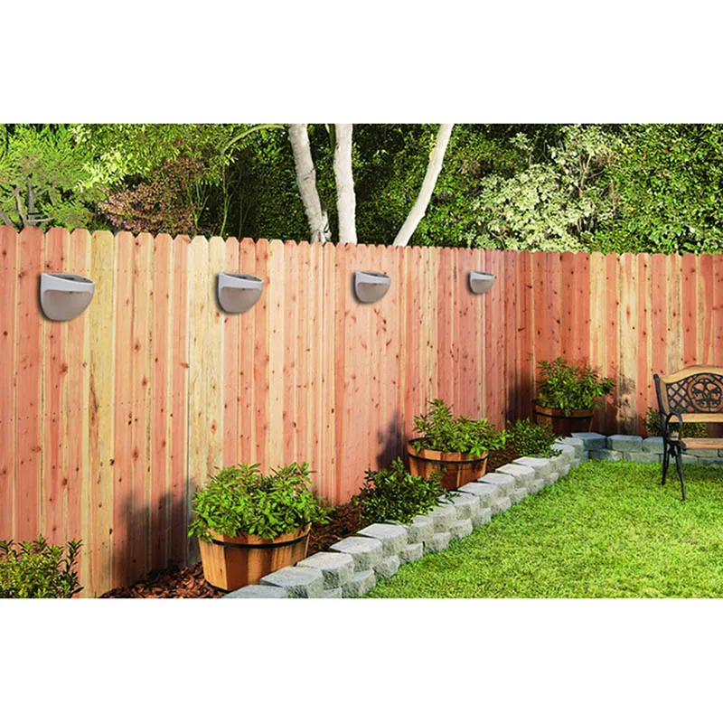 

Solar Power Light Sensor 6 LED Wall Light Outdoor Garden Fence Waterproof Lamp AI88