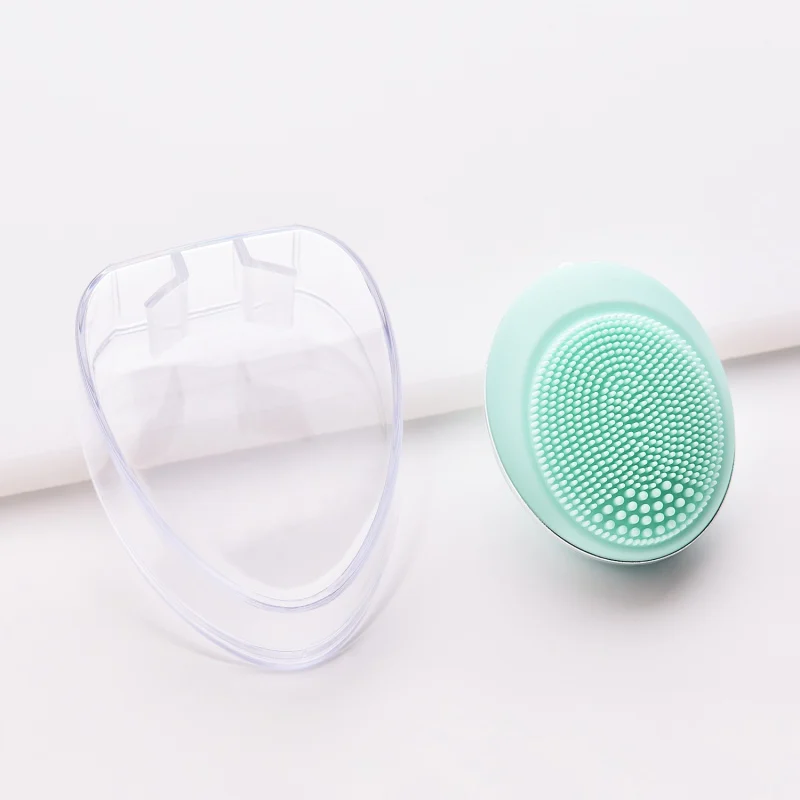 Электрический силиконовый Очищающая щетка для лица звуковая вибрация массаж USB перезаряжаемая умная ультразвуковая поверхность очиститель уход за кожей