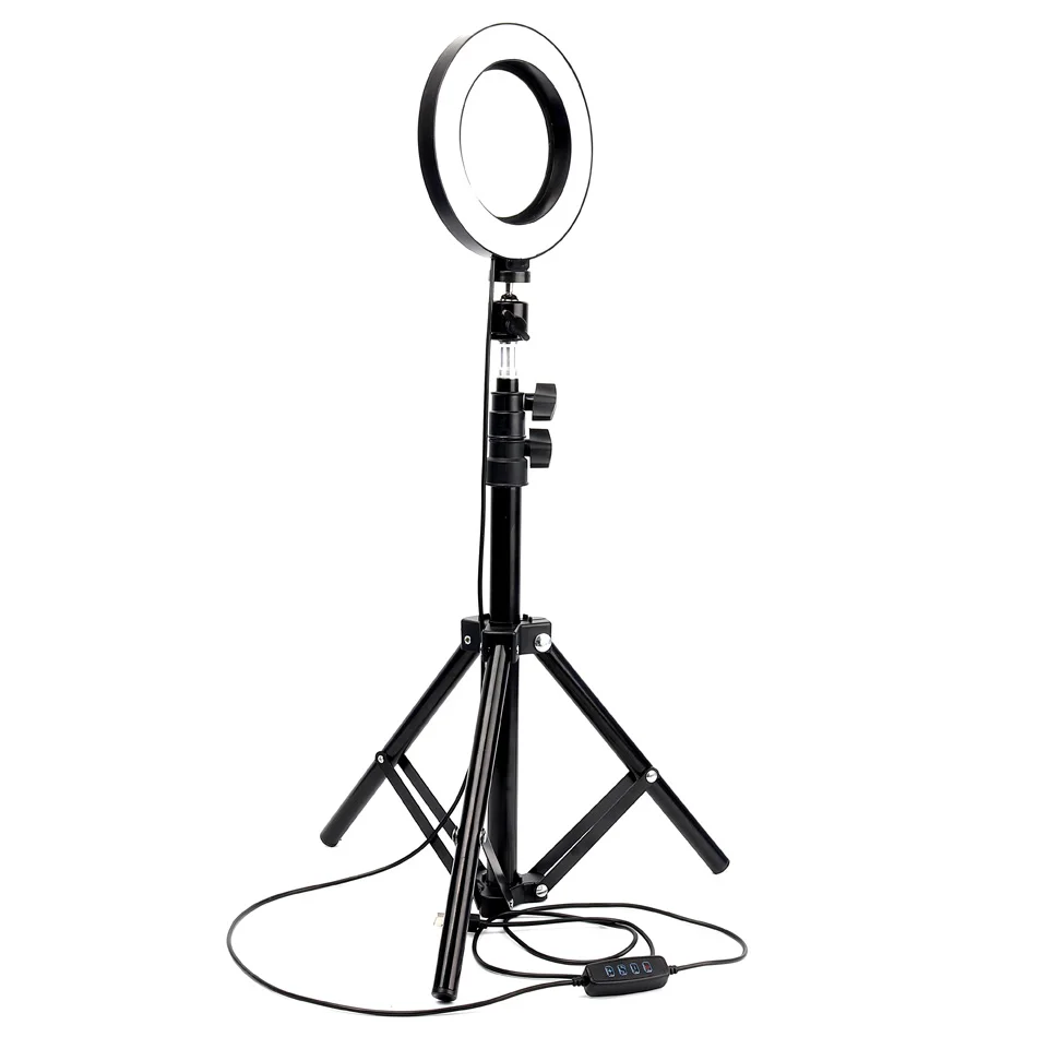 

Youtube Video Ring Light Lamp 1.2m/1.9m Tripod Dimmable Photography Led Selfie Ring Light Camera Photo Phone Lighting For Video
