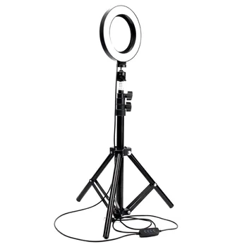 

Youtube Video Ring Light Lamp 1.2m/1.9m Tripod Dimmable Photography Led Selfie Ring Light Camera Photo Phone Lighting For Video
