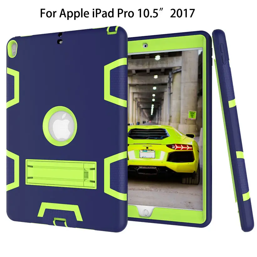 Shockproof Heavy Duty Case For Apple iPad Pro 10.5'' 2017 Case A1701 Cover Funda Tablet Kids Safe Armor Silicon PC Back Shell apple-ipad-case : image Shockproof Heavy Duty Case For Apple iPad Pro 10.5'' 2017 Case A1701 Cover Funda Tablet Kids Safe Armor Silicon PC Back Shell apple-ipad-case