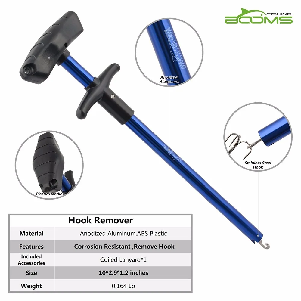 Booms Fishing R02 Hook Remover Squeeze-Out Fish Hook Tools 3 Colors Available Booms Fishing R02 Hook Remover Squeeze-Out Fish Hook Tools 3 Colors Available