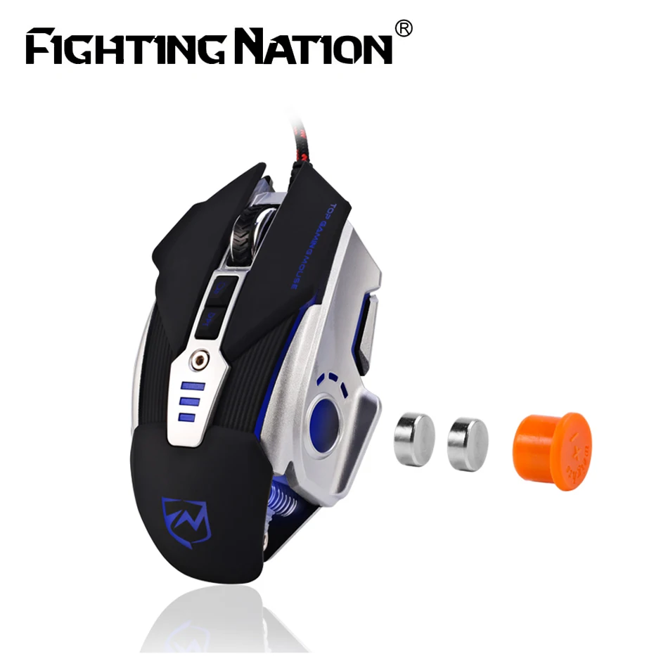 Mechanical Design Gaming Illuminated Macro Mouse USB Wired 3200 DPI 8 Buttons Backlight Backlit LED Computer Mice for Pro Gamer