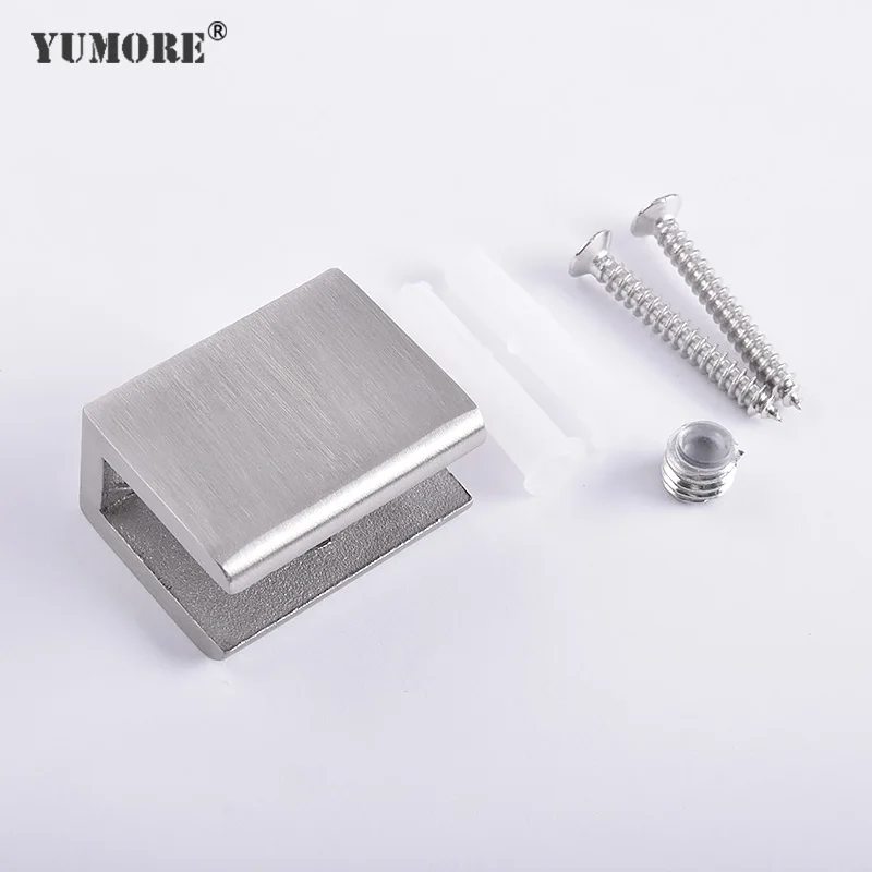 8PCS glass shelf holder glass clamp support brackets clamps for 6 9mm