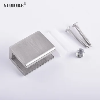 

8PCS glass shelf holder glass clamp support brackets clamps for 6-9mm