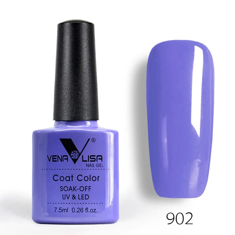 Venalisa, Цветной Гель-лак для ногтей, CANNI, маникюрный завод, новые продукты, 7,5 мл, лак для ногтей, Led& UV, замачиваемый Цветной Гель-лак - Цвет: 902