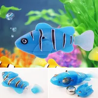 Funny Swim Electronic Robofish Activated Battery Powered Robo Toy fish Robotic Pet for Fishing Tank Decorating Fish
