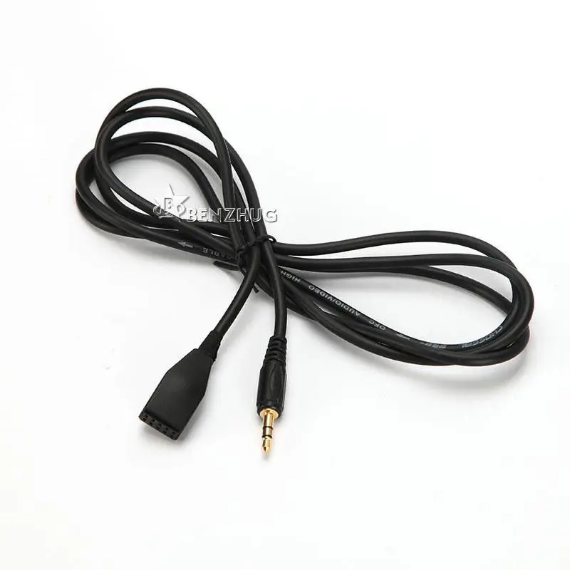 

Auto USB Interface 3.5mm Audio Aux-in Adapter Cables Fits For BMW E46 CAR VAN