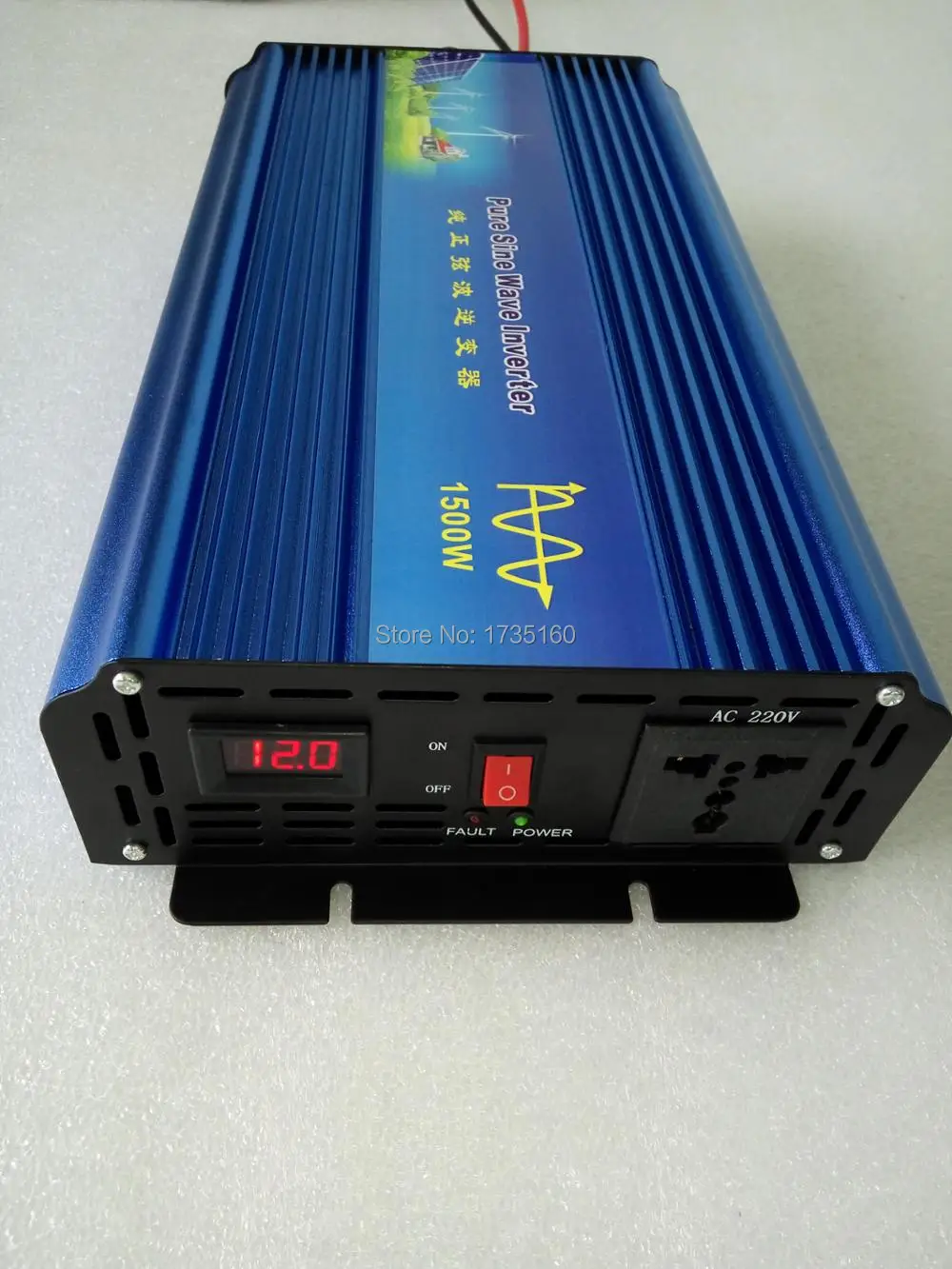 pure sine wave 24V 1500W solar Inverter PEAK POWER 3000WInverters