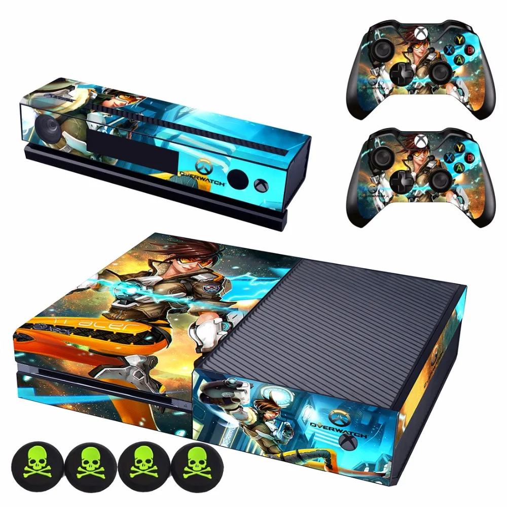 verwatch New Vinyl Sticker Decal Host Sticker &2x Controller Skins Cases+GIFTS For XBOX ONE