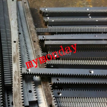 

45# Steel 1.5 Mod CNC Toothed Rack Gear 20*20*1000MM