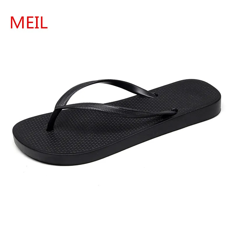

Men Beach Slippers 2018 Fashion Black Sandals Men Summer Beach Shoes Lover Flip Flops Slides Terlik Slippers Pantuflas Tenis