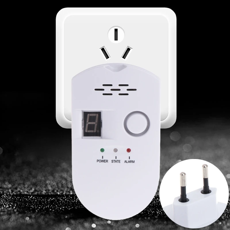 

Led Gas Alarm Analyzer Combustible Gas Detector LPC/Natural/Coal Gas Leak Tester Gas Tester diagnostic tool Sound-light Alarm