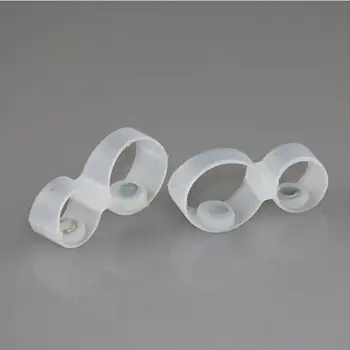 

1 Pair/lot Slimming Silicone Toe Rings Foot Massager Magnetic Toe Ring Body Massge Relax For Weight Loss Beauty Health Care Tool