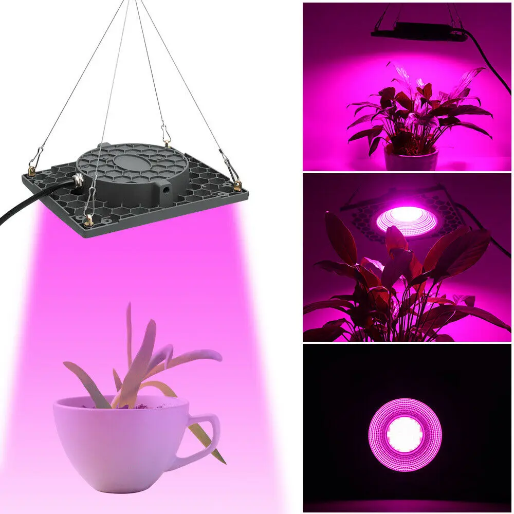 

1000W COB Led Grow Light Full Spectrum LED Grow Lamp Waterproof For Vegetable Flower Indoor Hydroponic Greenhouse Plant Light